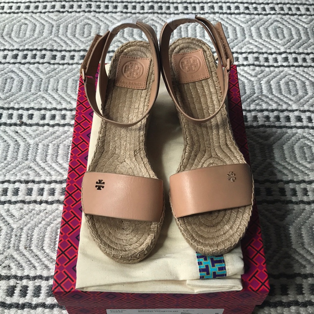 🎉 HP 5/5 🎉Tory Burch Bima 2 Espadrille Sandals - Picture 2 of 8
